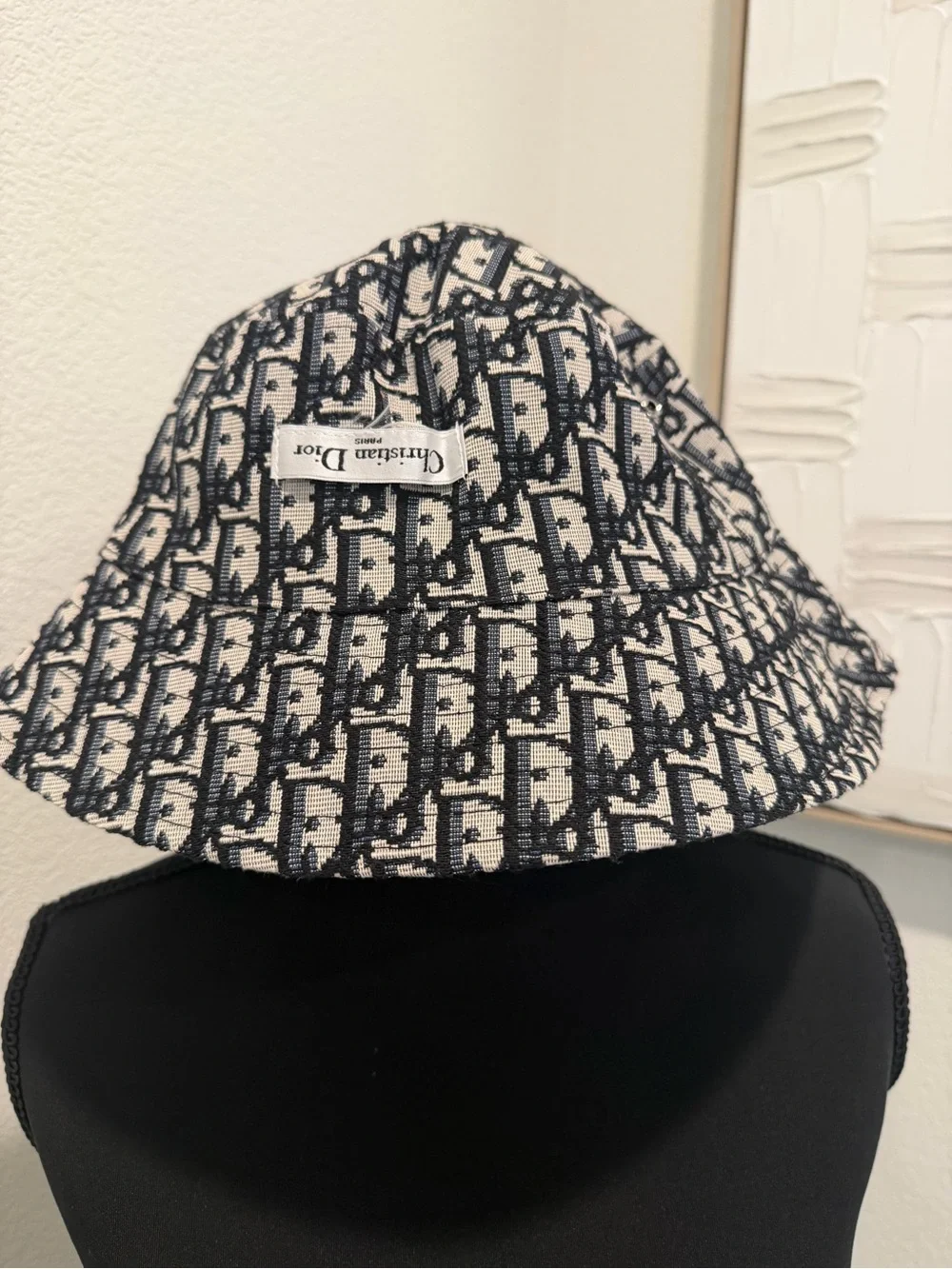 Dior Black and White Monogram women Bucket Hat